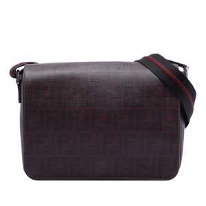 Fendi Flap Messenger Bag Zucca Coated #246318F71B